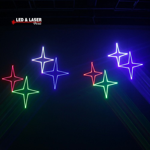 Láser Gráfico 7 Colores 1.2w--